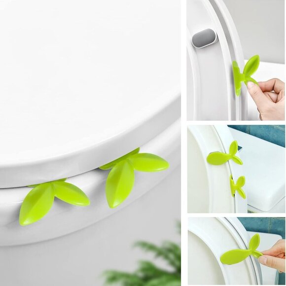 6 Pcs Toilet Seat Lid Lifter, Cute Sprout Shape - BRAND NEW - Picture 4 of 5